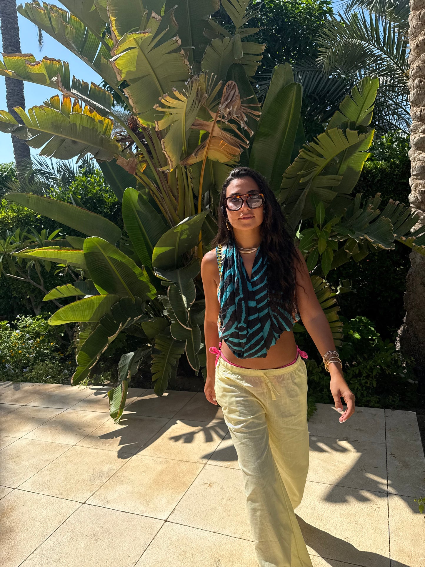 Butter Yellow Linen Pants