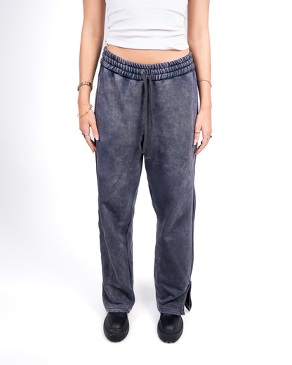 Unisex Pants Washed Grey