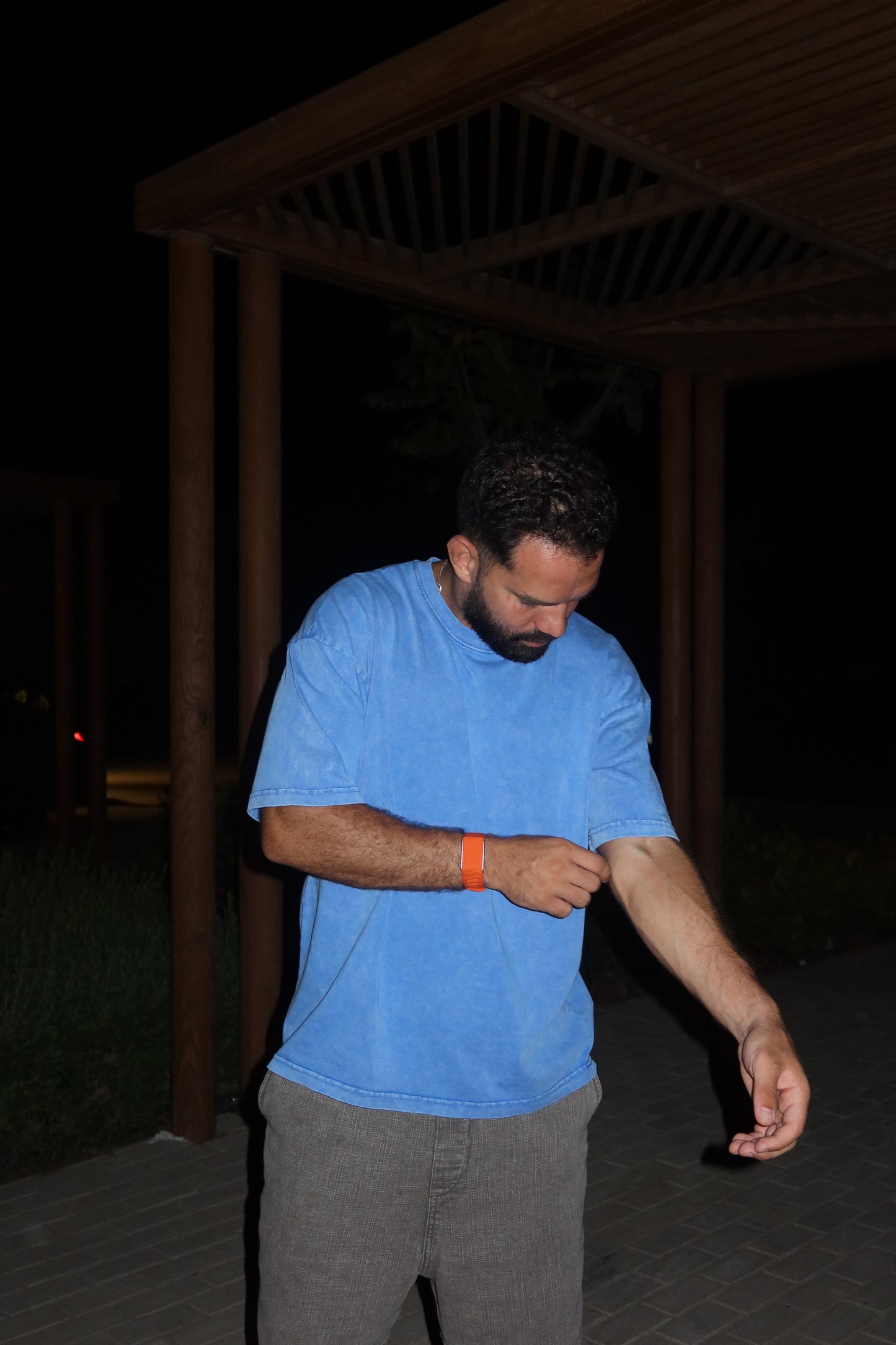 Unisex Washed Blue T-shirt