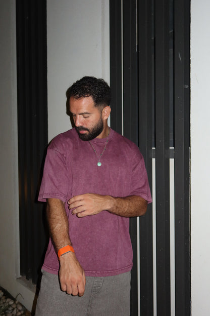 Washed Burgundy T-shirt