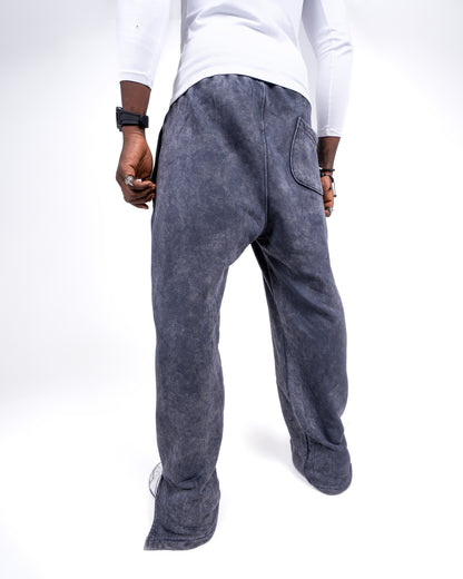 Unisex Pants Washed Grey