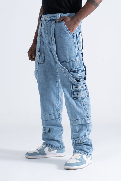 Relaxed Jeans - Light blue