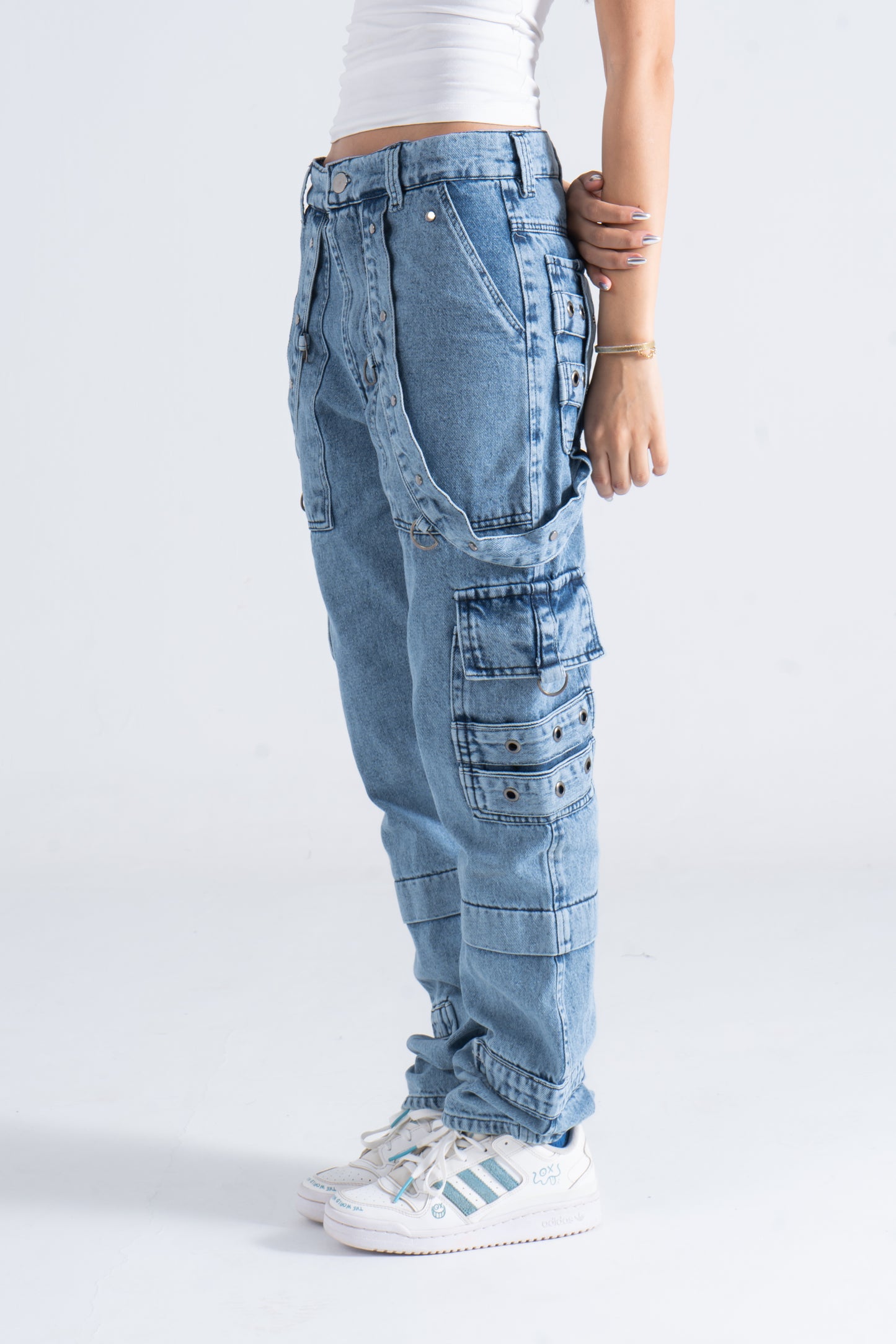 Relaxed Jeans - Light blue