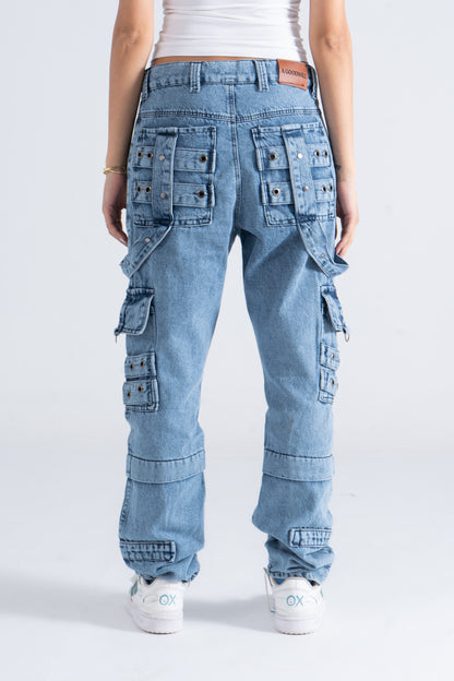 Relaxed Jeans - Light blue