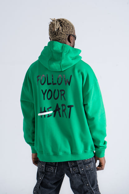 Follow Your Heart Hoodie - Green