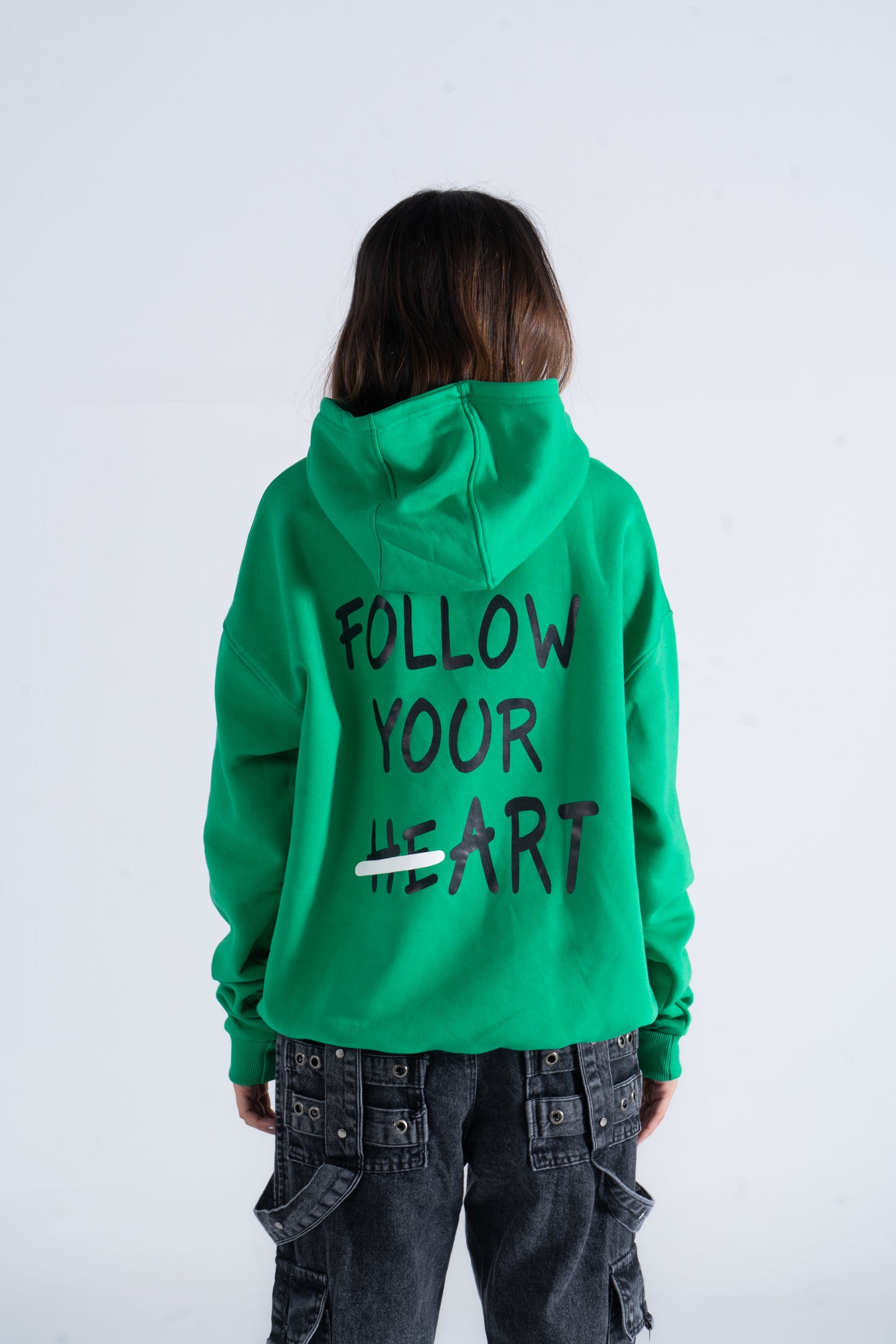 Follow Your Heart Hoodie - Green