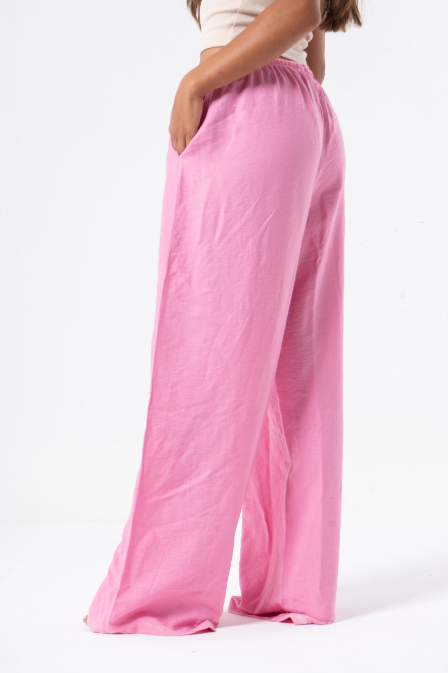 Linen Pants Pink