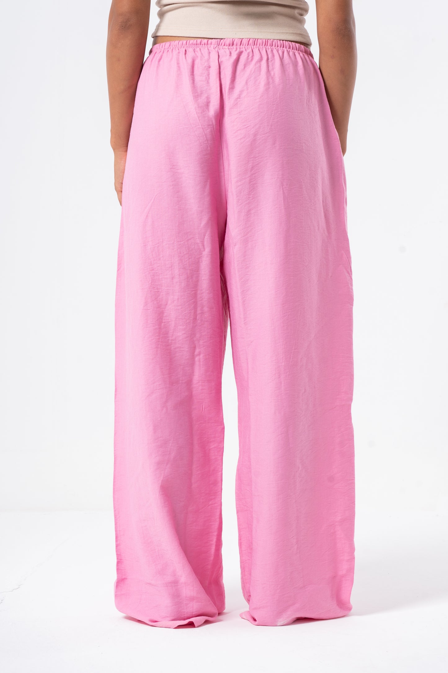 Linen Pants Pink