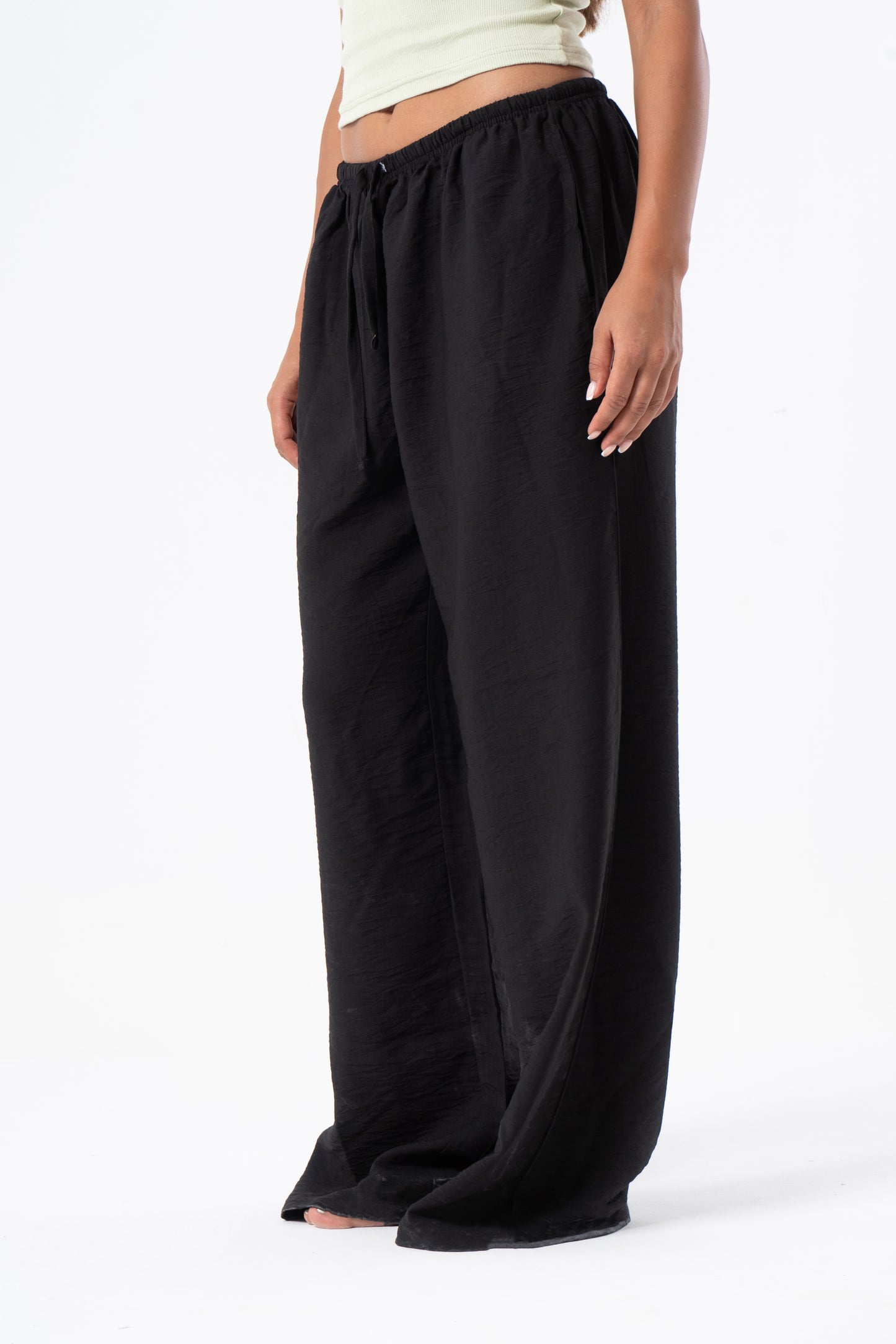 Linen Pants Black