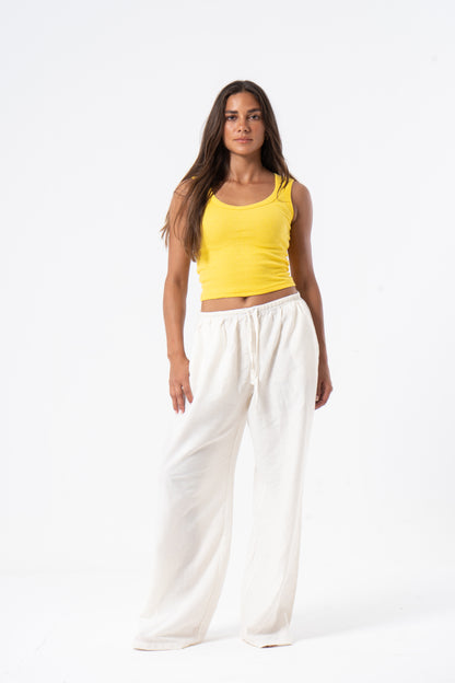 Linen Pants White