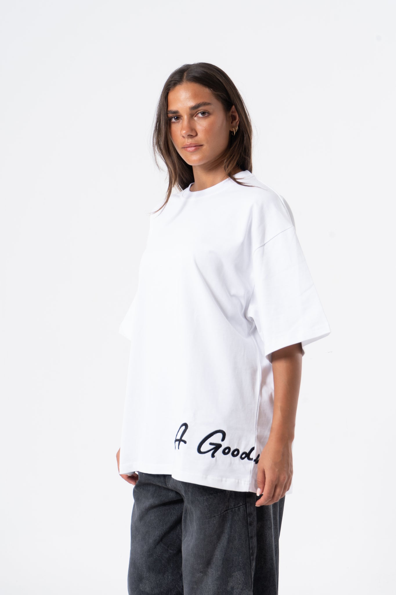 Unisex T-Shirt Stitching White